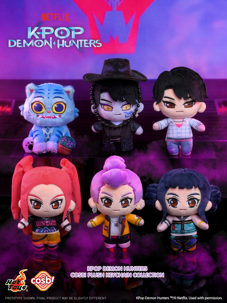 KPOP Demon Hunters Plush Pendant Blind Box Set (6)