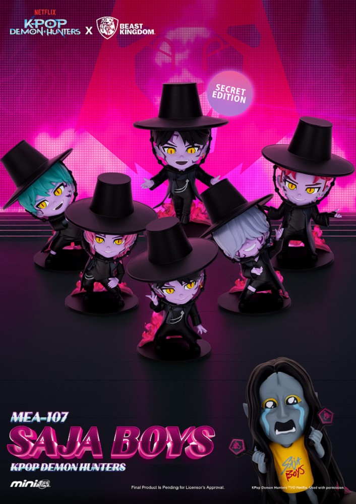 KPOP Demon Hunters Saja Boys Demon Stage Blind Box Set (6)