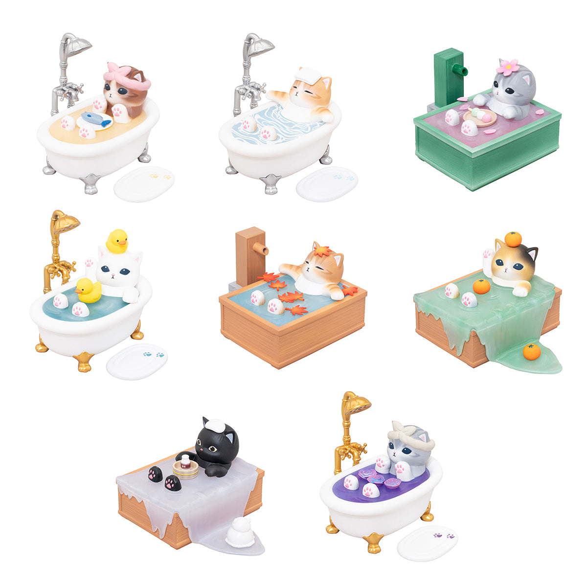 mofusand GPSBOX Good Bath Nyans Figure Collection (8 designs)