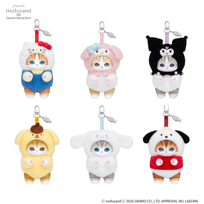 mofusand x Sanrio Characters Kiramekko (6 designs)