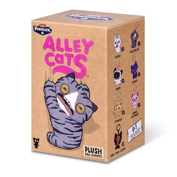 Fuggler Alley Cat Keychain Plush Blind Box