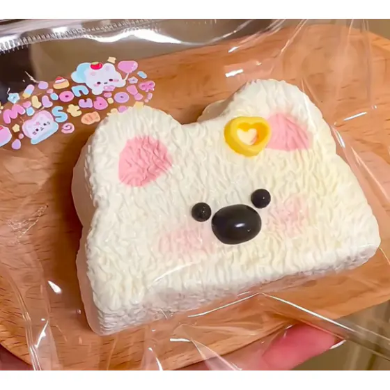西高地毛绒蛋糕