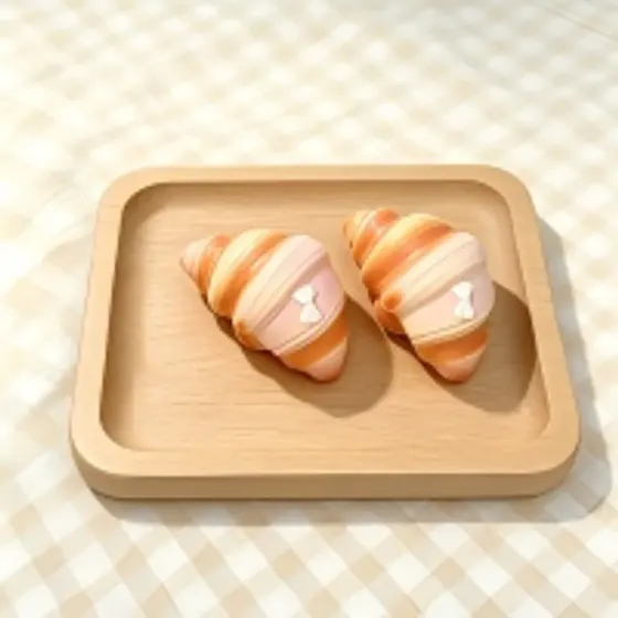 蝴蝶牛角包